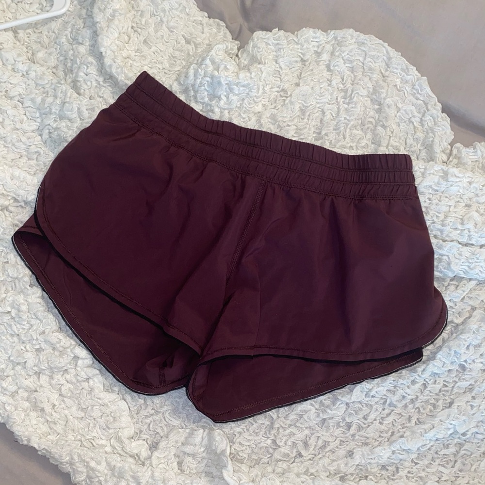 Lululemon Maroon Shorts